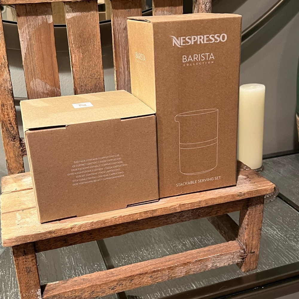 Nespresso Barista Collection Stackable Set and Cup